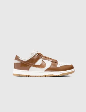 WOMEN'S NIKE DUNK LOW LX "ALE BROWN OSTRICH"