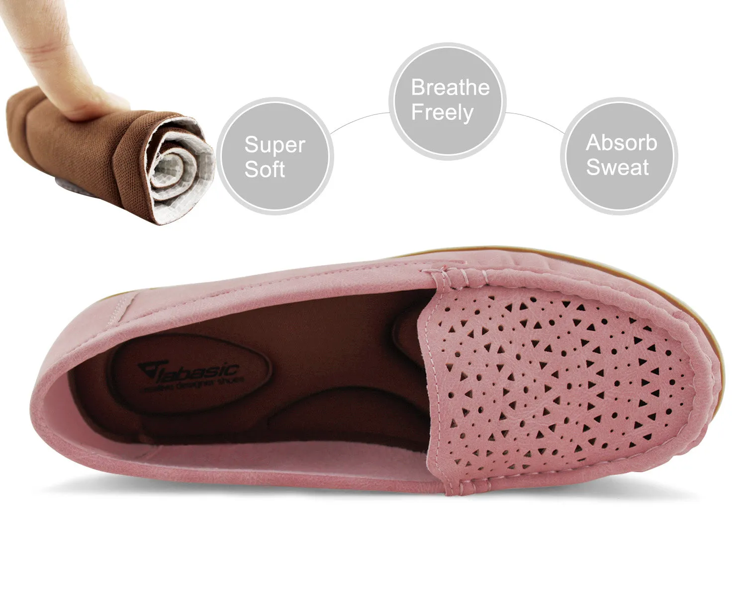 Womens Penny Loafers Slip on Flat