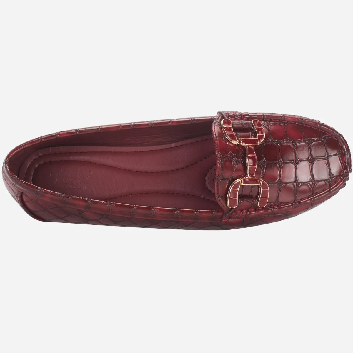 Womens "MAEYRUM" Flat Comfy Slide In Moccasins