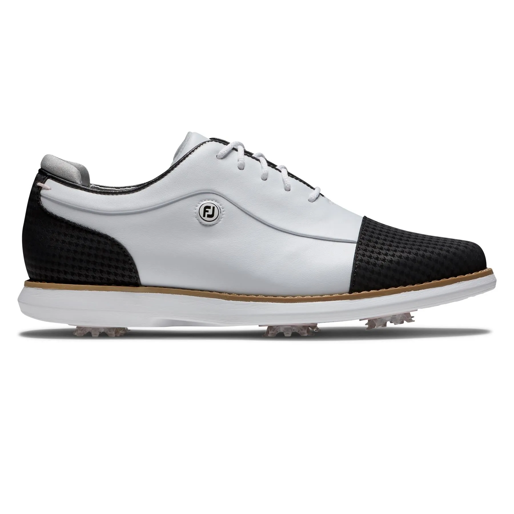 Womens Traditions Golf Shoe White/Black - AW24