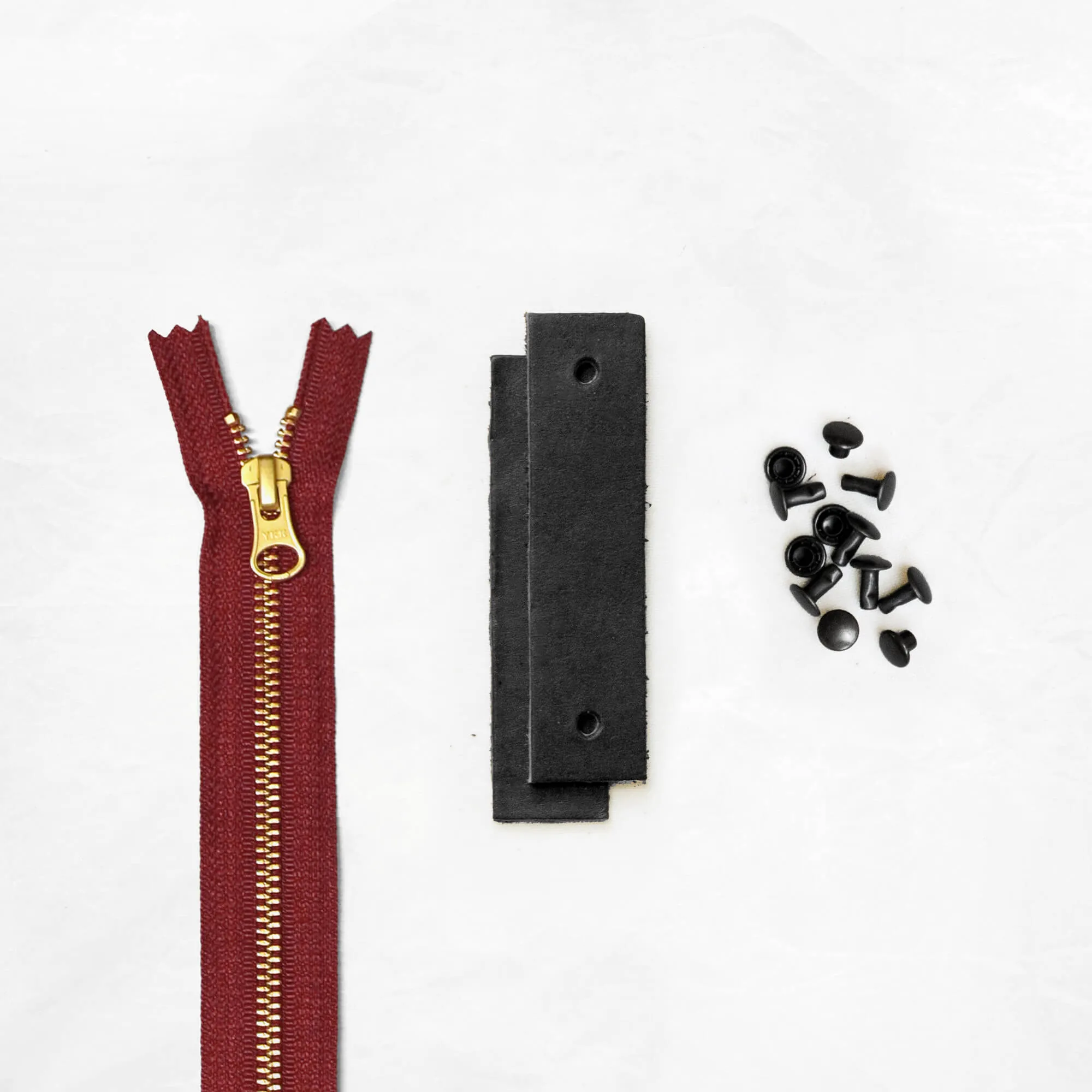 Woodland - Black Leather   Hardware Kit