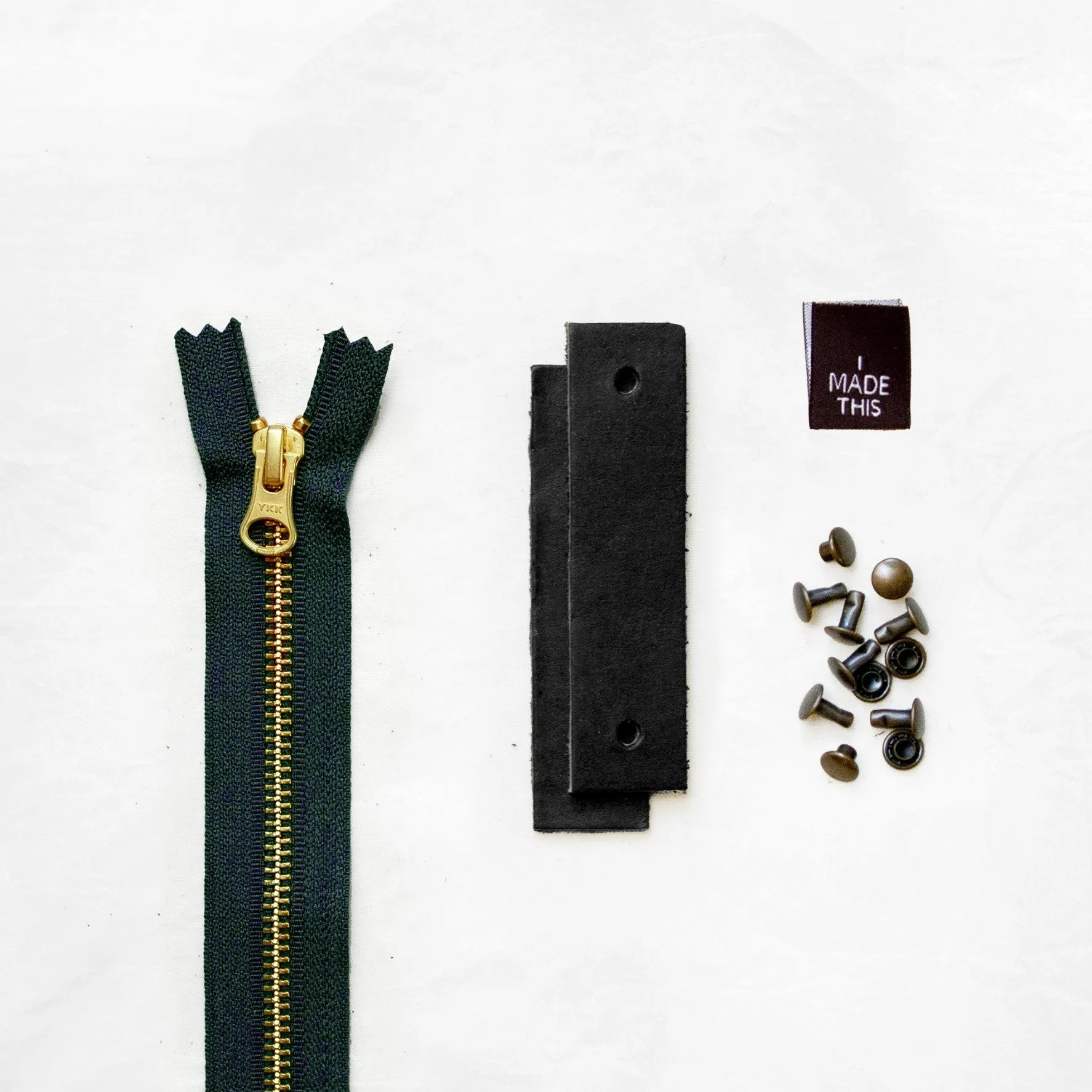 Woodland - Black Leather   Hardware Kit