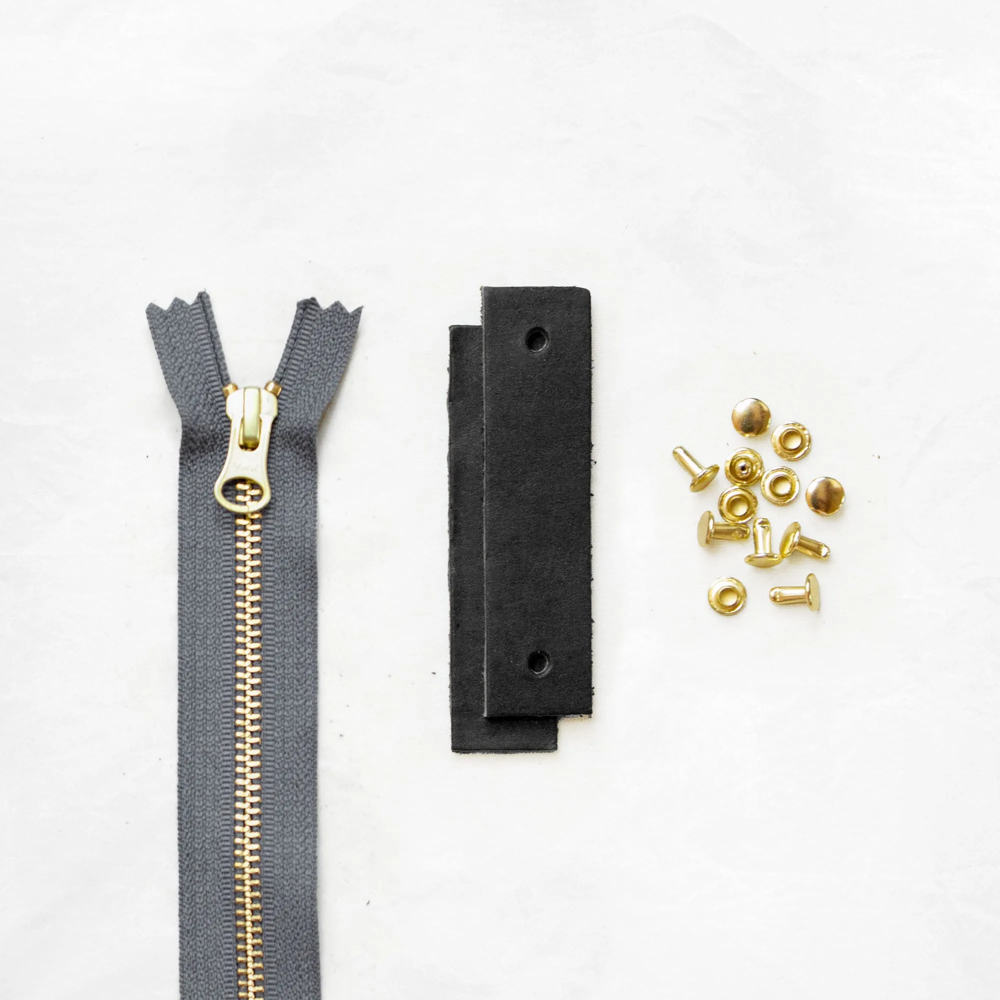 Woodland - Black Leather   Hardware Kit