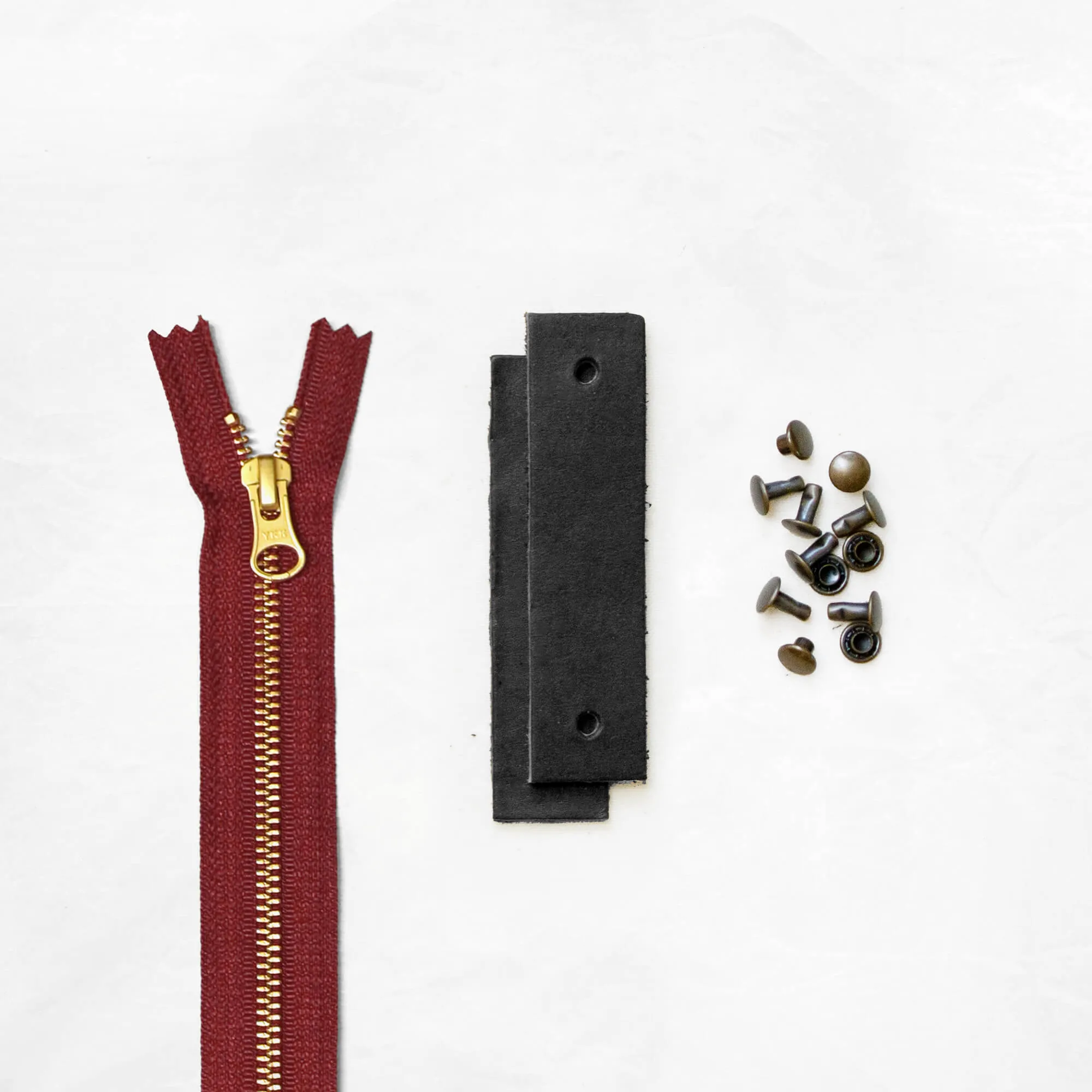 Woodland - Black Leather   Hardware Kit