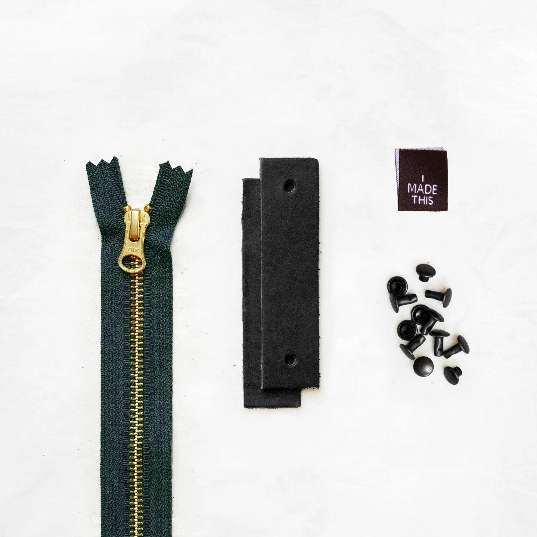 Woodland - Black Leather   Hardware Kit