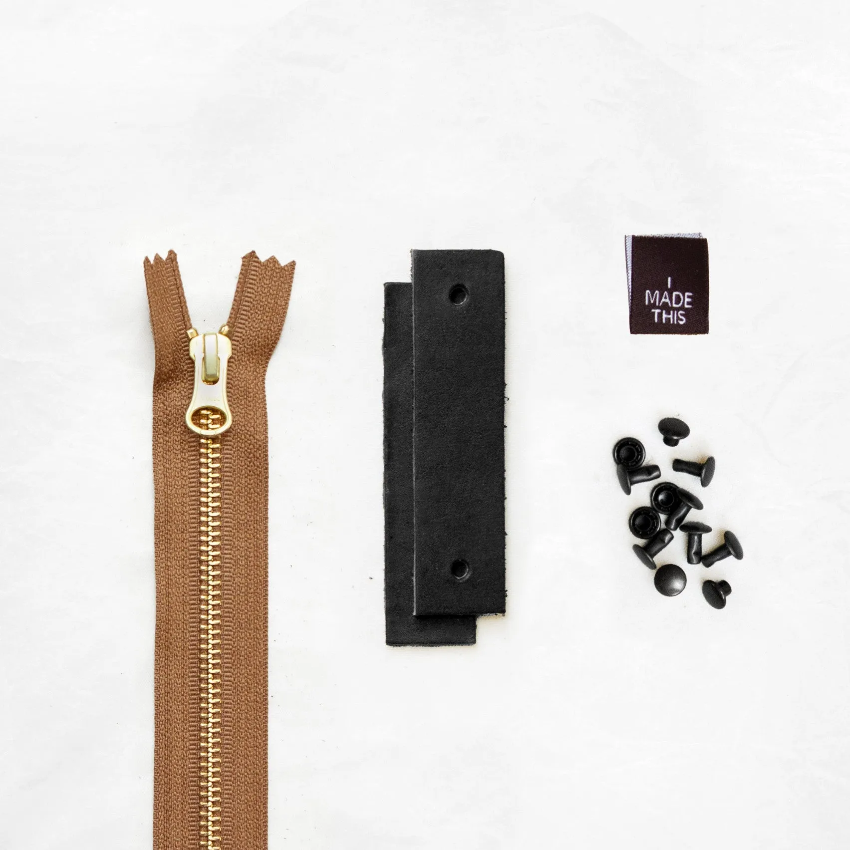 Woodland - Black Leather   Hardware Kit