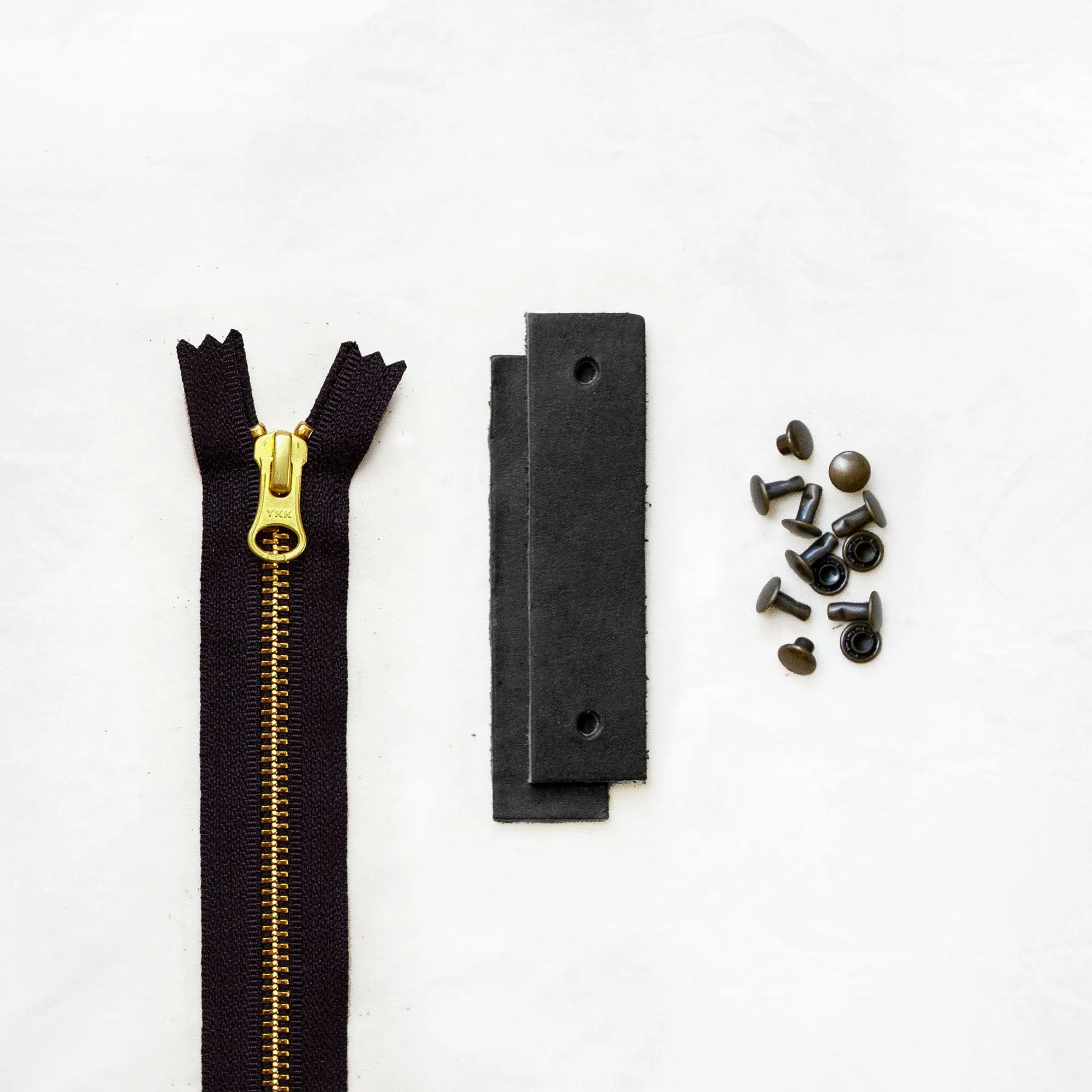 Woodland - Black Leather   Hardware Kit