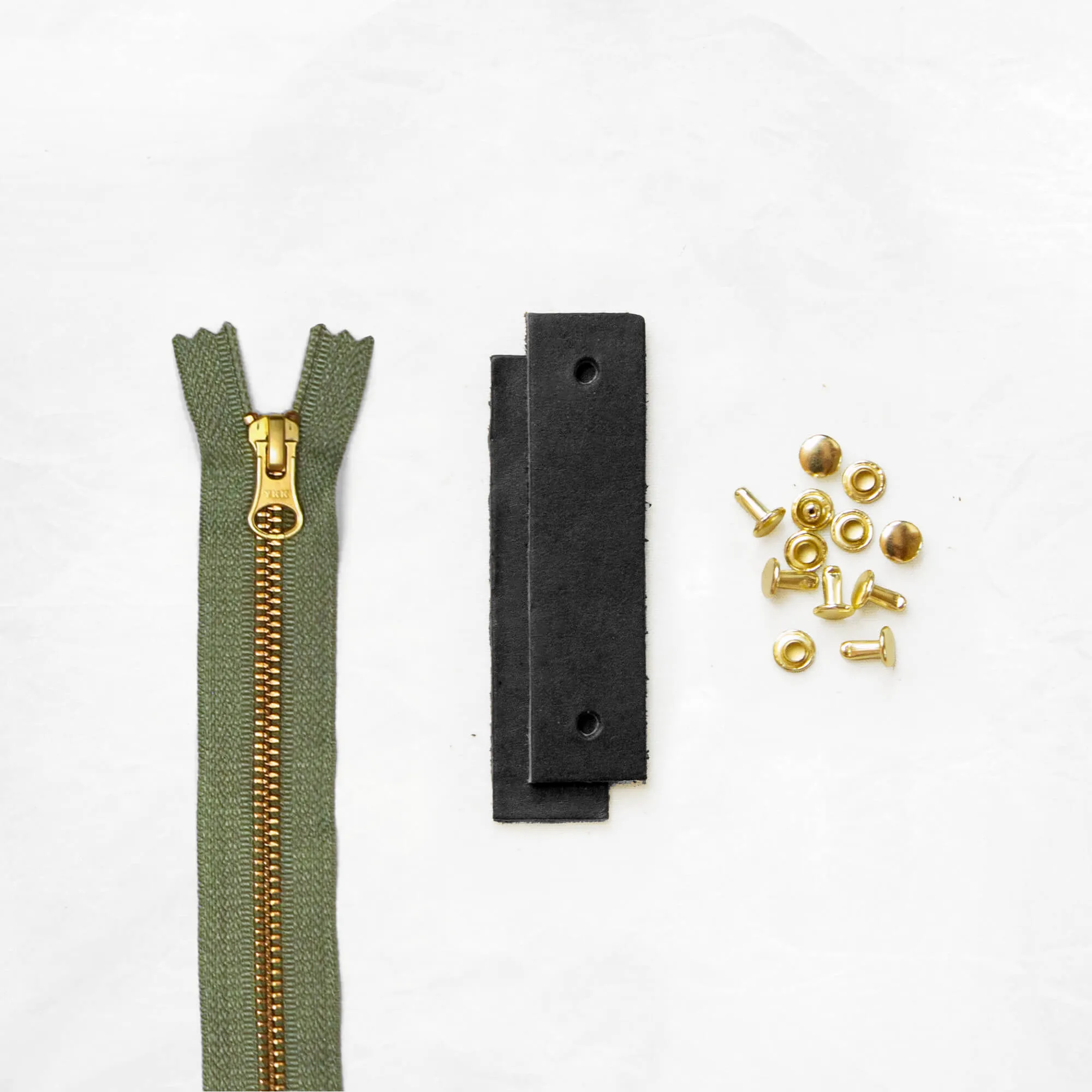 Woodland - Black Leather   Hardware Kit