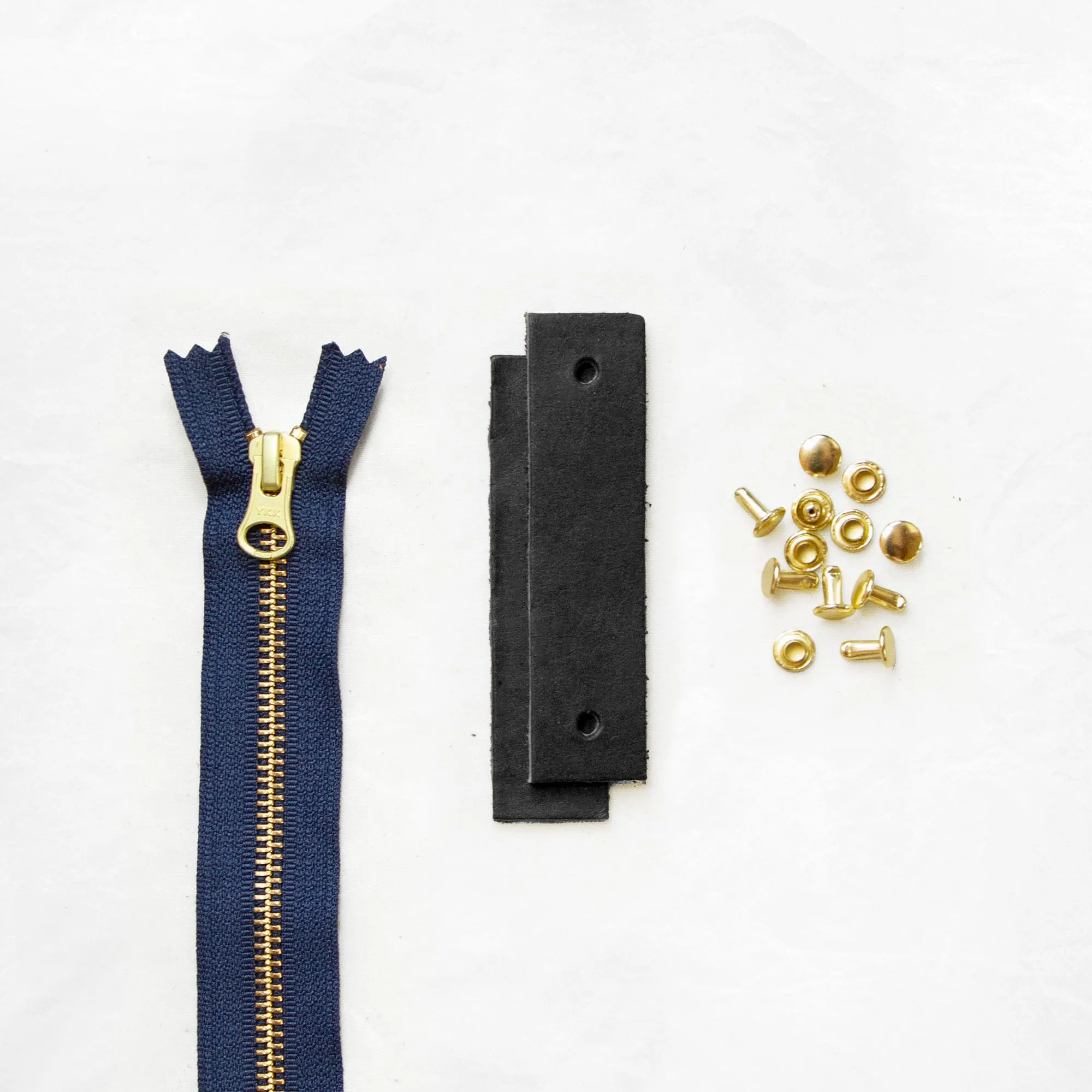 Woodland - Black Leather   Hardware Kit