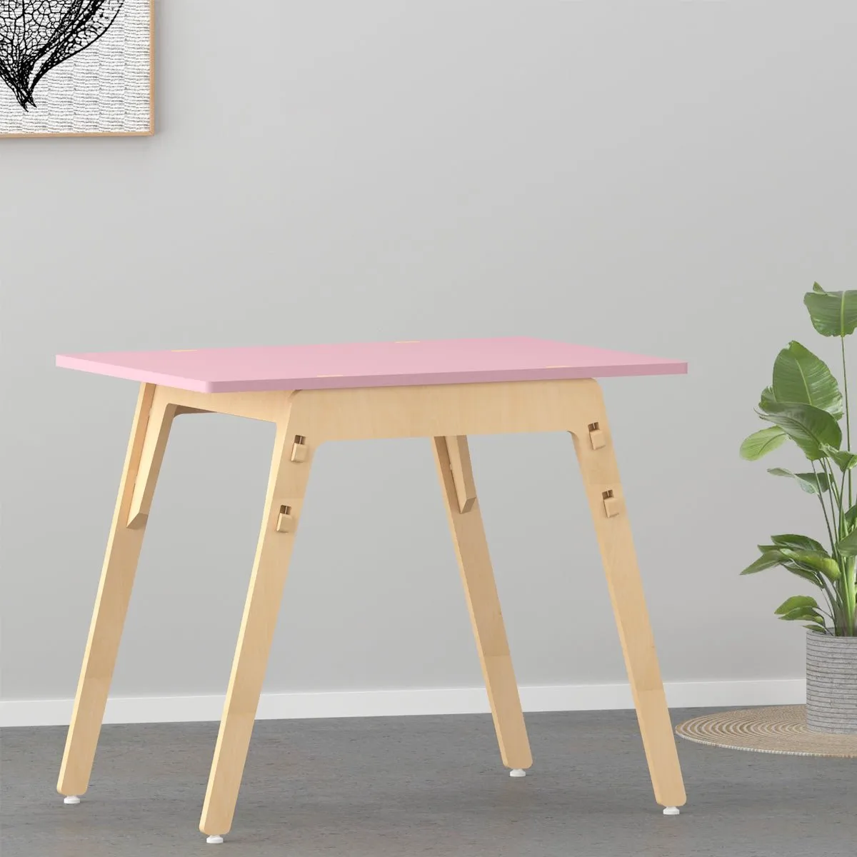 X&Y Black Kiwi Table - Pink