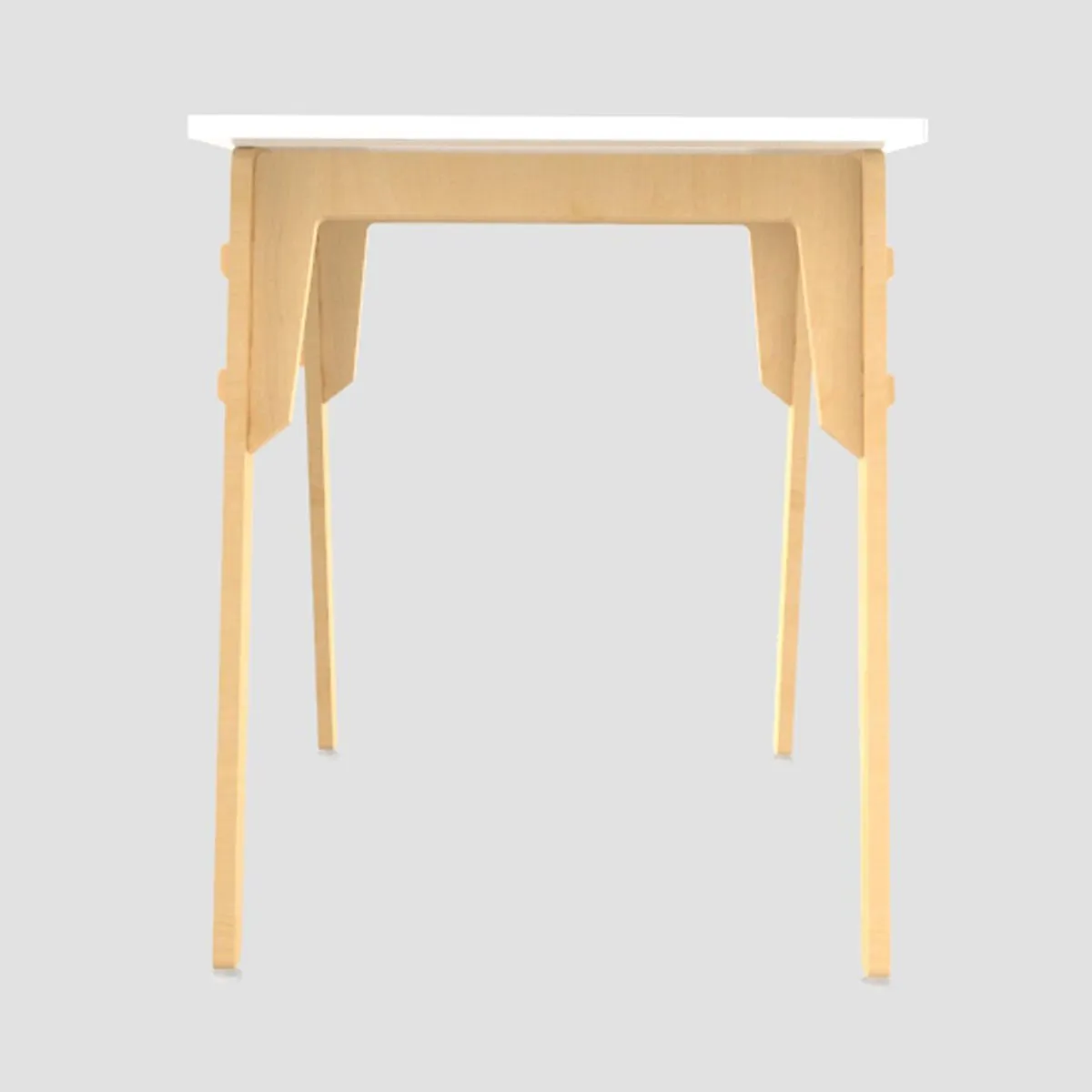 X&Y Black Kiwi Table - White