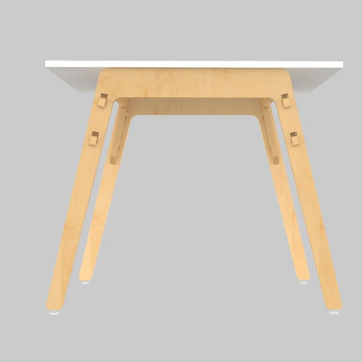 X&Y Black Kiwi Table - White